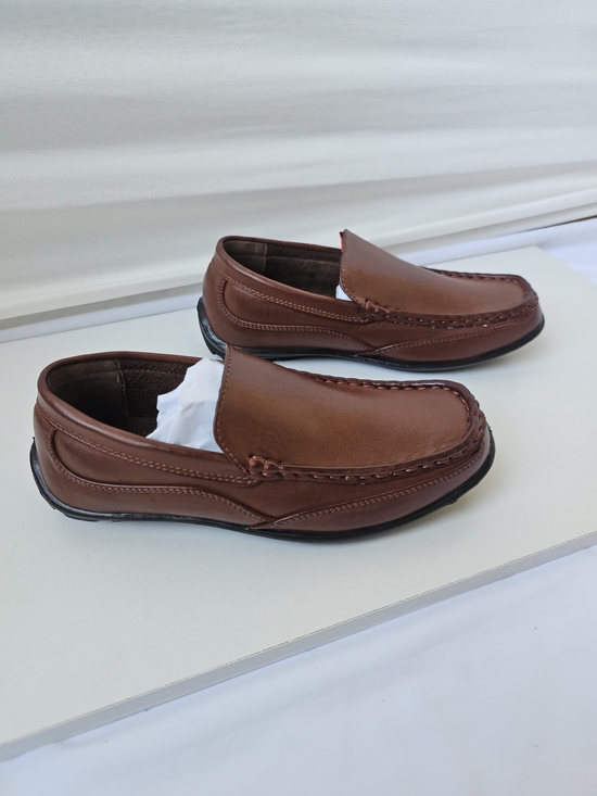 Deer Stags Other - Deer Stags Kids Booster Slip-On Loafers - Dark Luggage Brown, Size 4M